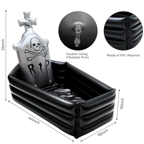 Inflatable Tombstone Coffin Drink Cooler F130
