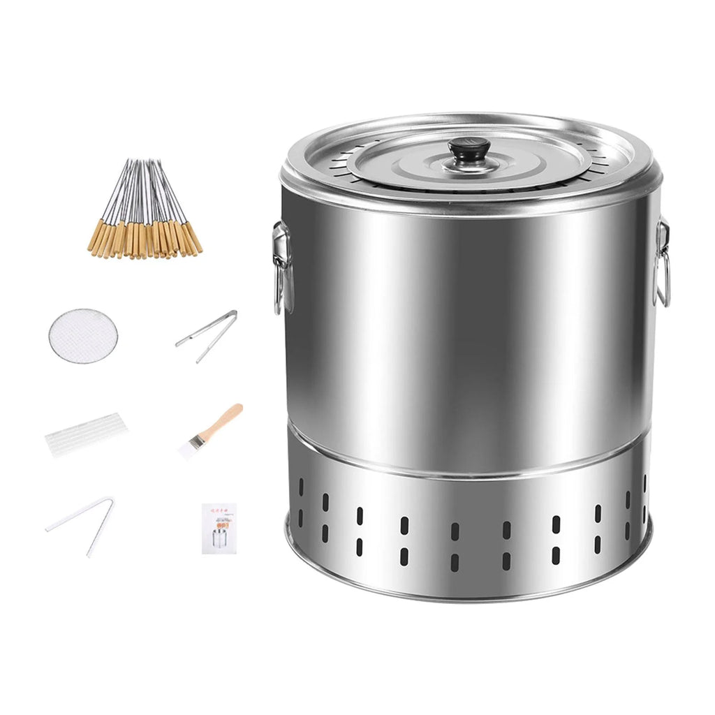 Smokeless Stainless Steel Barbecue Grill O405039