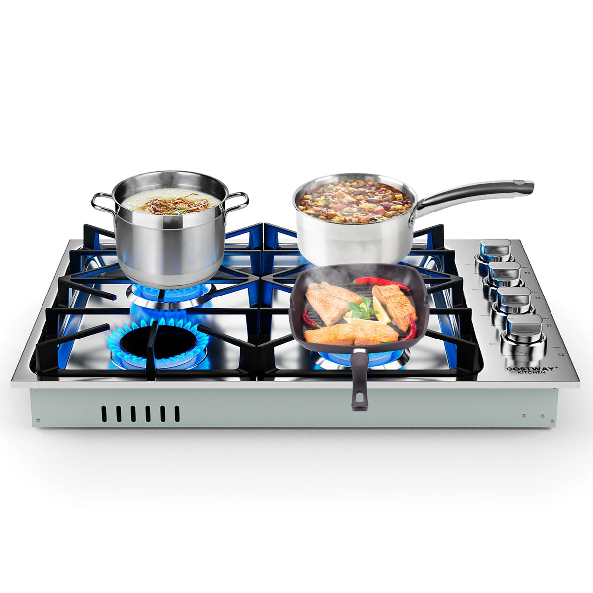 30 Gas Cooktop with 4 Sealed Burners K473723