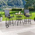 Square 2-Person Bar Height Dining Set F469