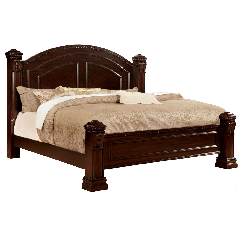 3-Piece Solid Wood Bedroom Set Eastern King U457097