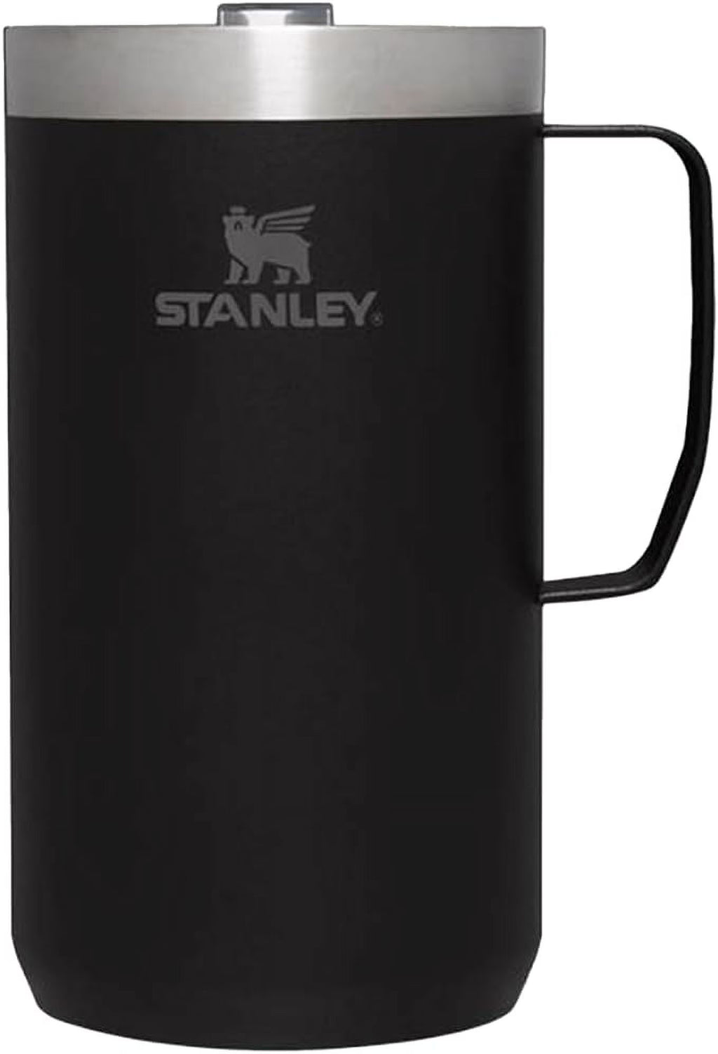 24 OZ Black Camp Mug C14866