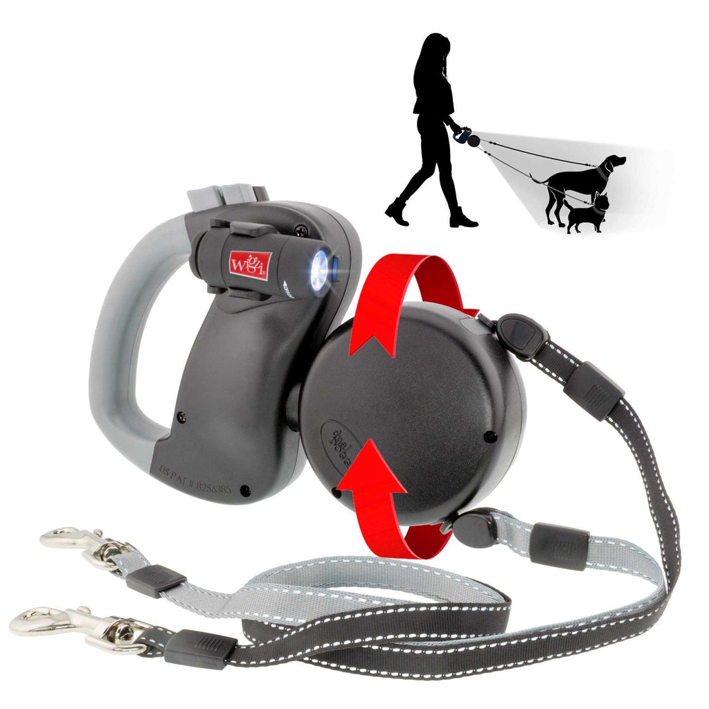 Retractable Leash with Light 360 Coupler S998