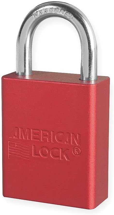 6 Pack Solid Aluminum Body Padlock F589