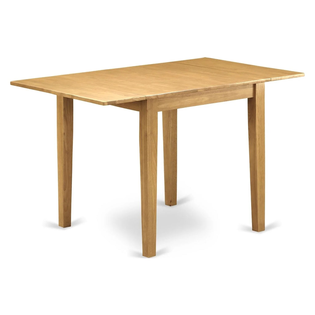 5 Pcs Oak Finish Wooden Dining Table Set P6903