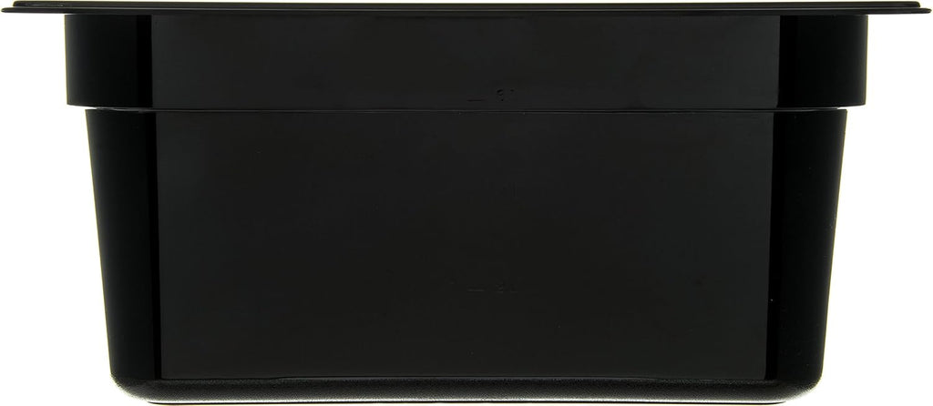 Black Half-Size Food Pan, 8.7 qt, Case of 6 Y44956