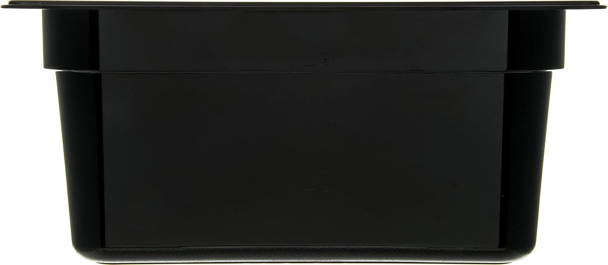 Black Half-Size Food Pan, 8.7 qt, Case of 6 Y44956