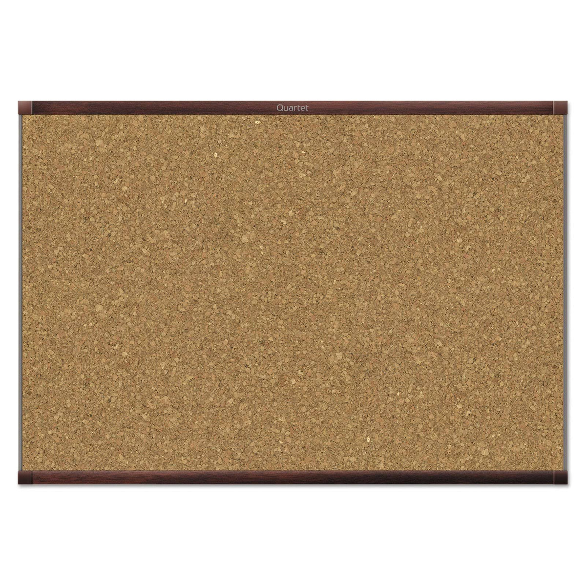 Mahogany Frame Magnetic Cork Bulletin Board L99343