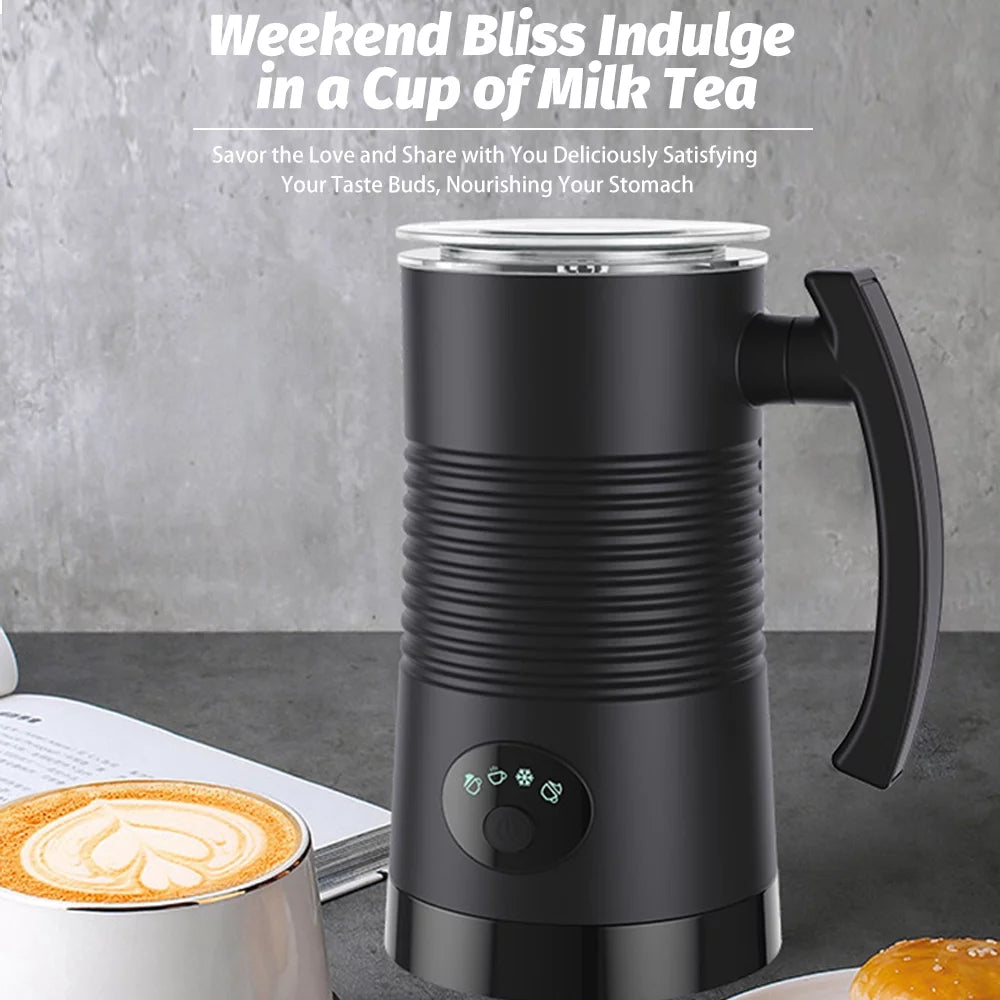 400W 4 in 1 Stainless Steel Electric Milk Frother and Steamer Y929785