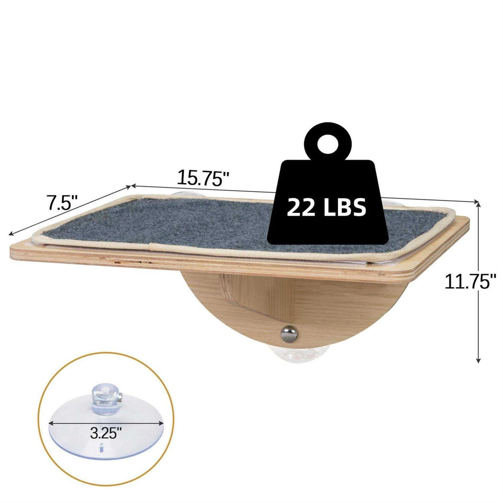 Cat Window Perch with Suction Cups F93003