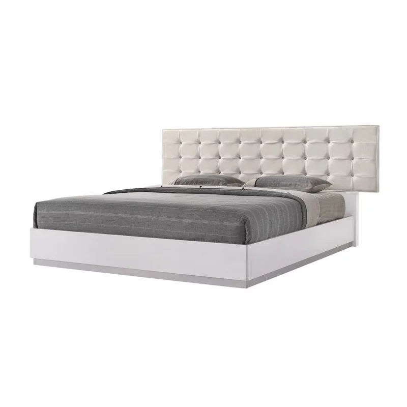 White Queen 3-Piece Bedroom Set N848