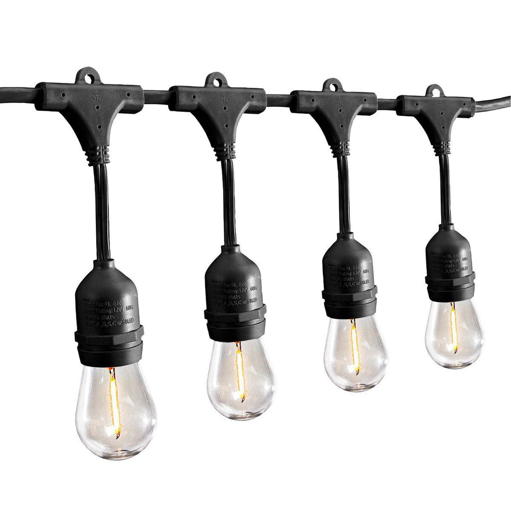 Black LED Outdoor String Lights P244274
