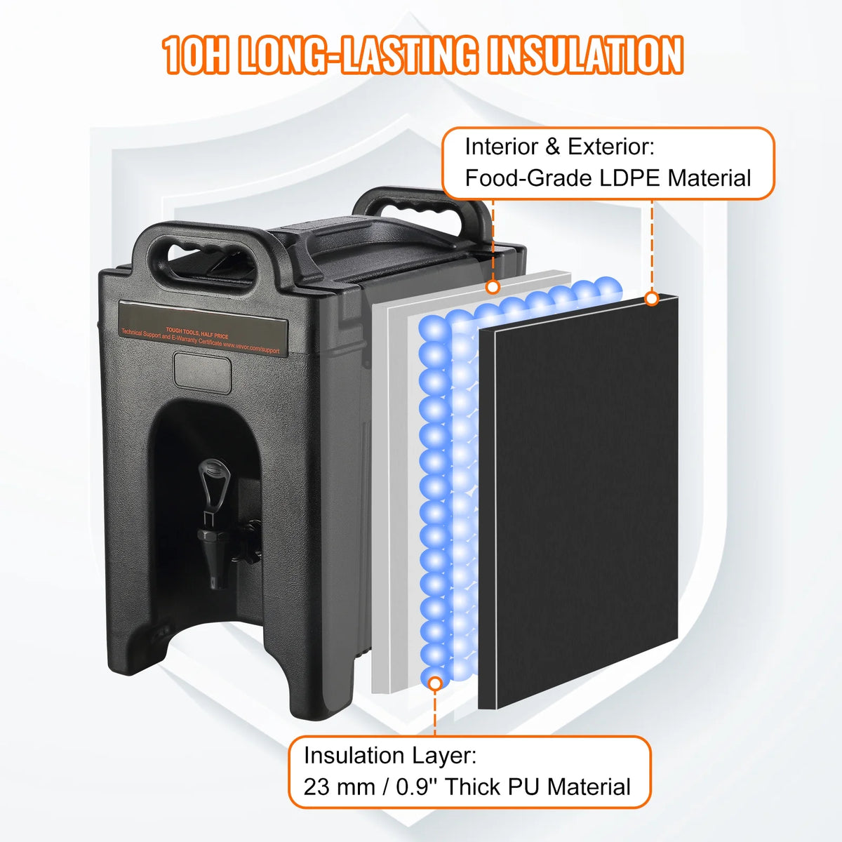 2.5 Gallon Insulated Beverage Dispenser F332652