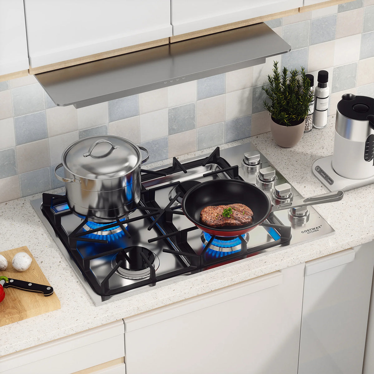 30 Gas Cooktop with 4 Sealed Burners K473723