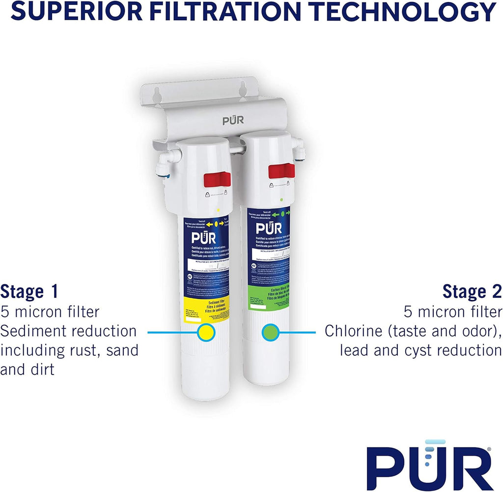 White DualStage H2O Filtration System J672