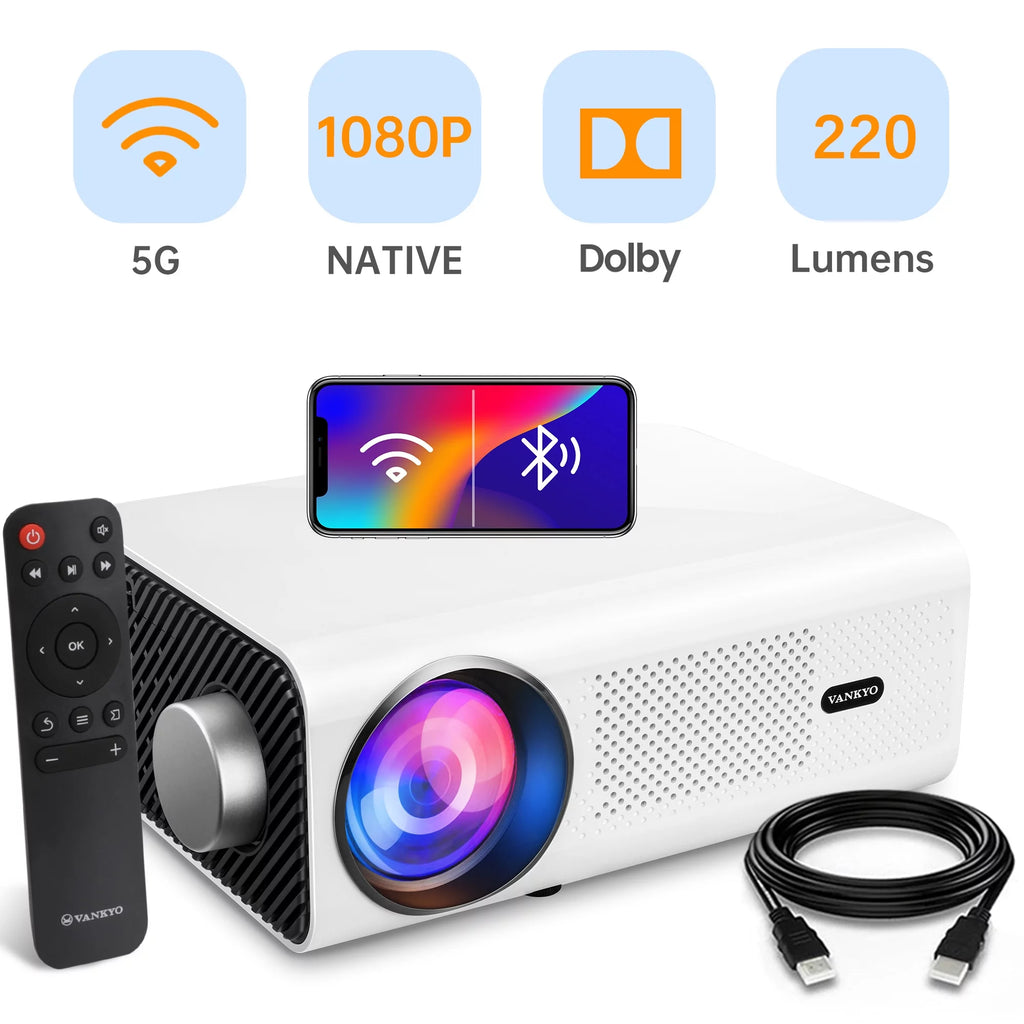 Native 1080P Mini Projector with Bluetooth C90173