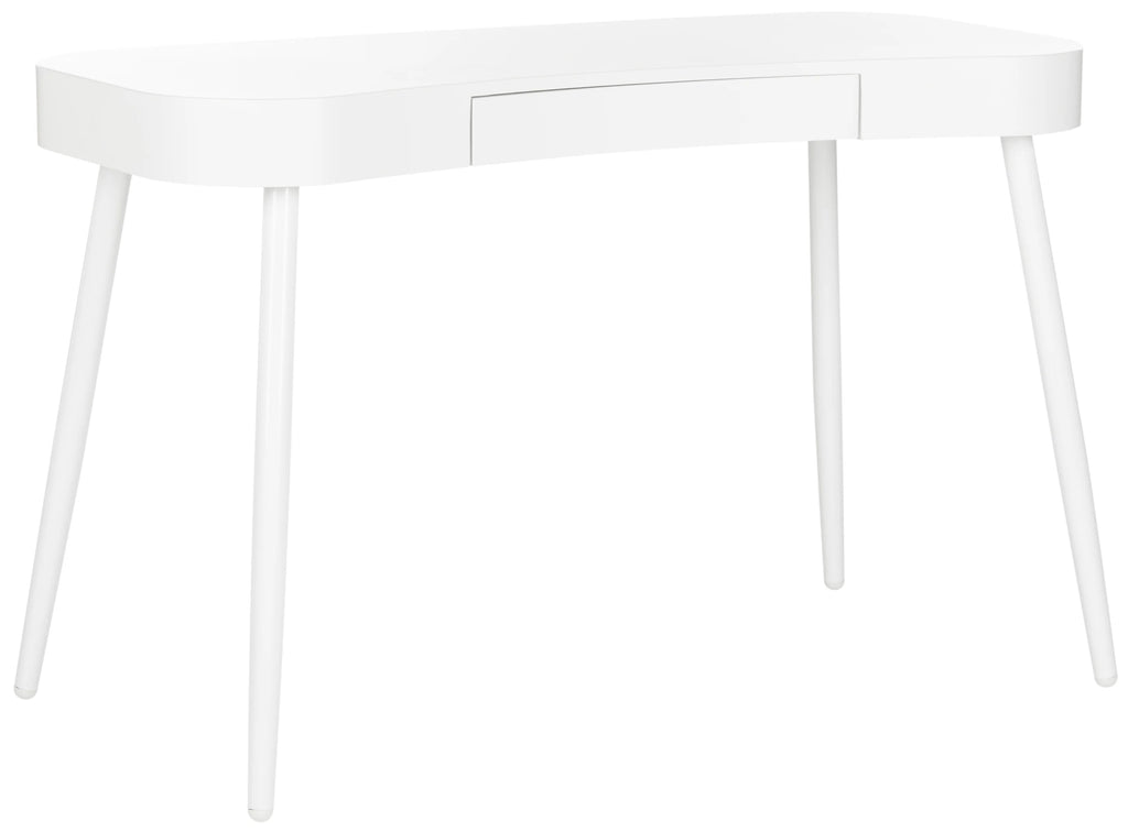 White One Drawer Desk Z4059