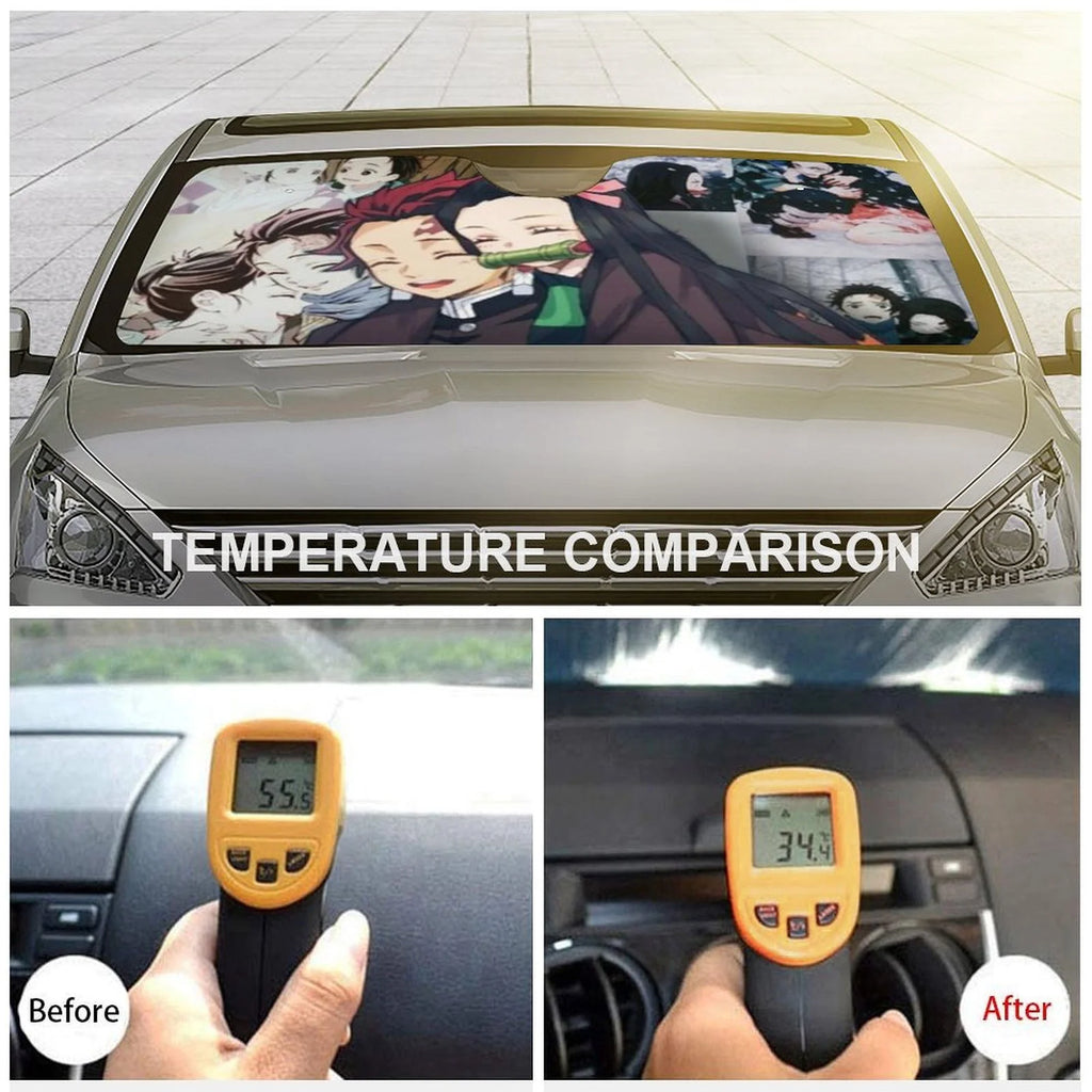 Foldable Reflective Car Windshield Sunshade V42566