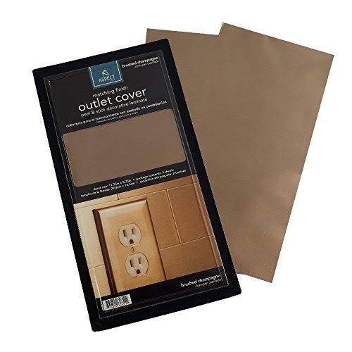 Champagne Metal Peel & Stick Mosaic Tile Kit L21206