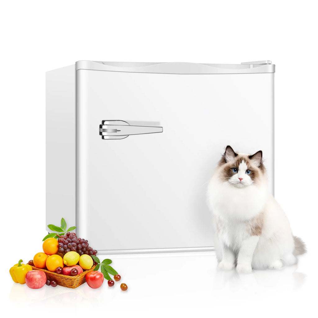 Mini Upright Freezer Compact Refrigerator Red D946812