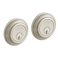 Satin Nickel Round Deadbolt Double Cylinder D781508