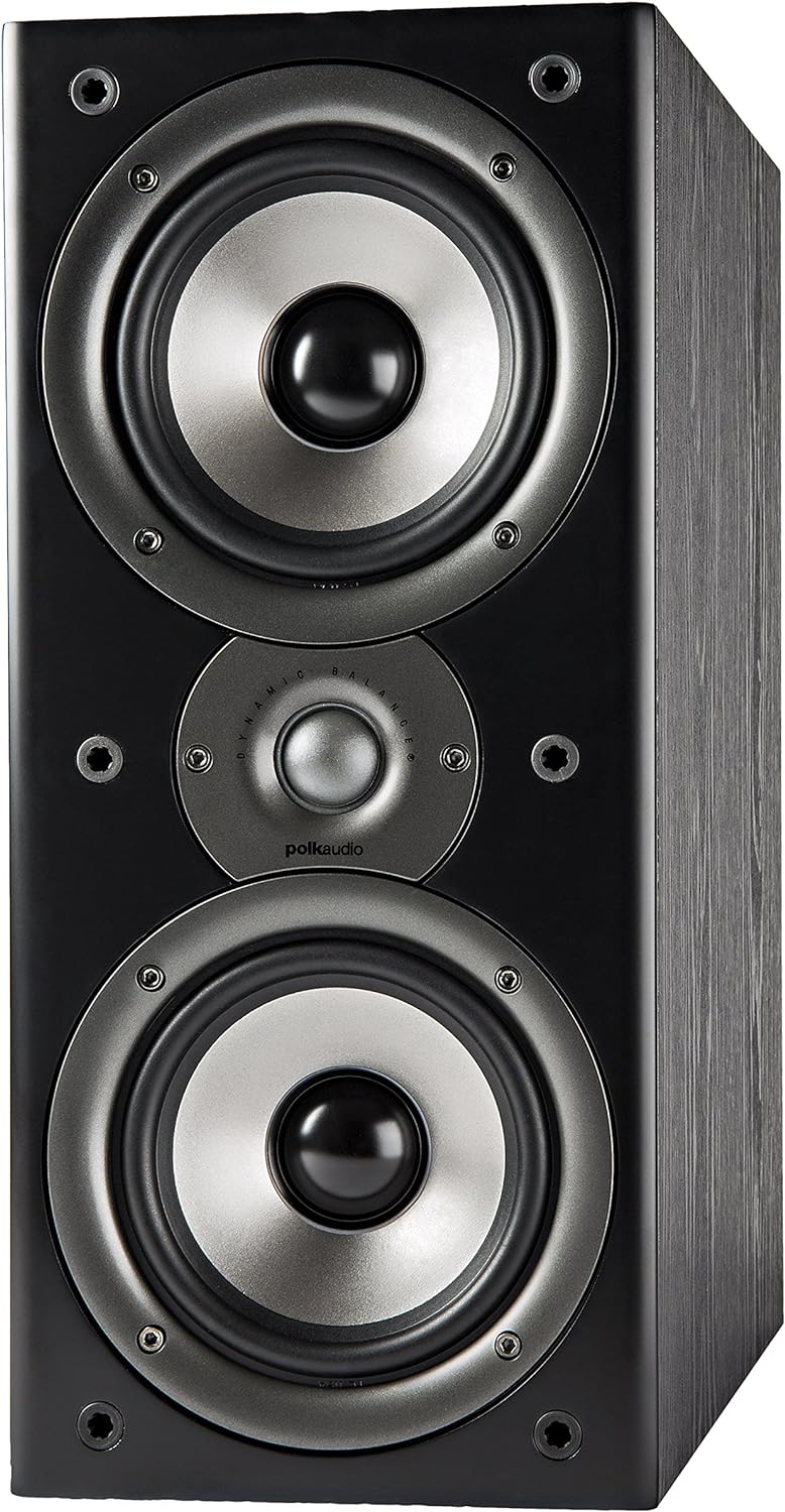 Pair of Bookshelf Speakers, Midnight Black H7491