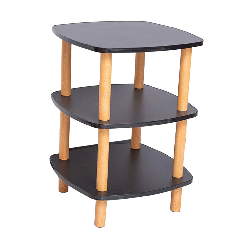 Black 3 Tier Side Table Q1981