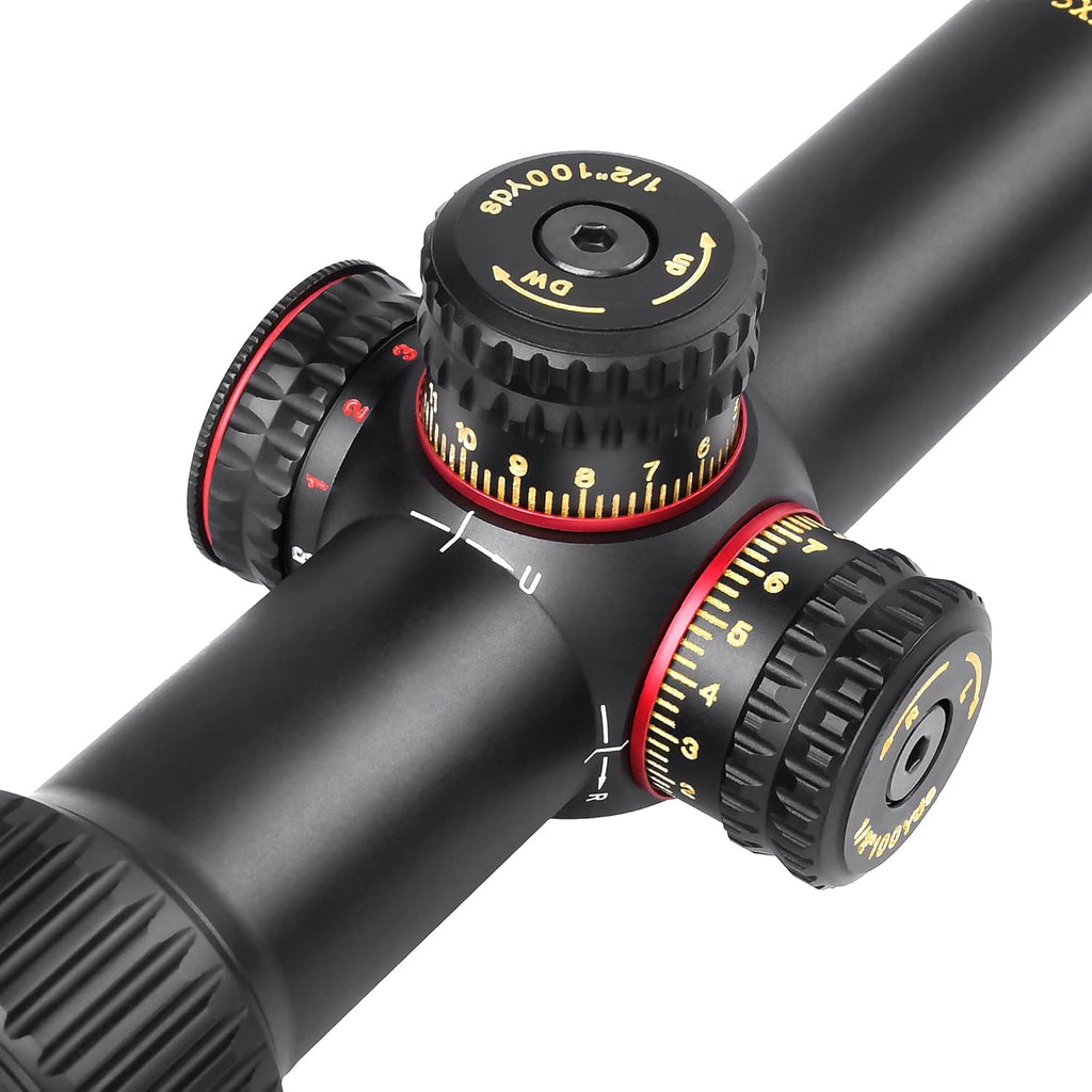 1-5X24 FFP Scope with Red/Green Illuminated Reticle and Scope Mount O792643