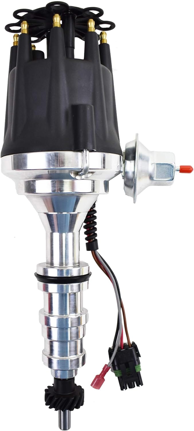 V8 Pro Series Ready to Run R2R Distributor for Ford FE 330, 352, 360, 390, 406, 410, 427, 428, Blue Cap E81211