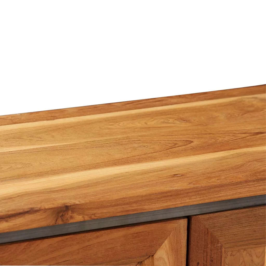 Recycled Teak and Steel Sideboard I1215