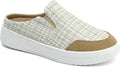Arch Support Canvas Slip On Mules D224231