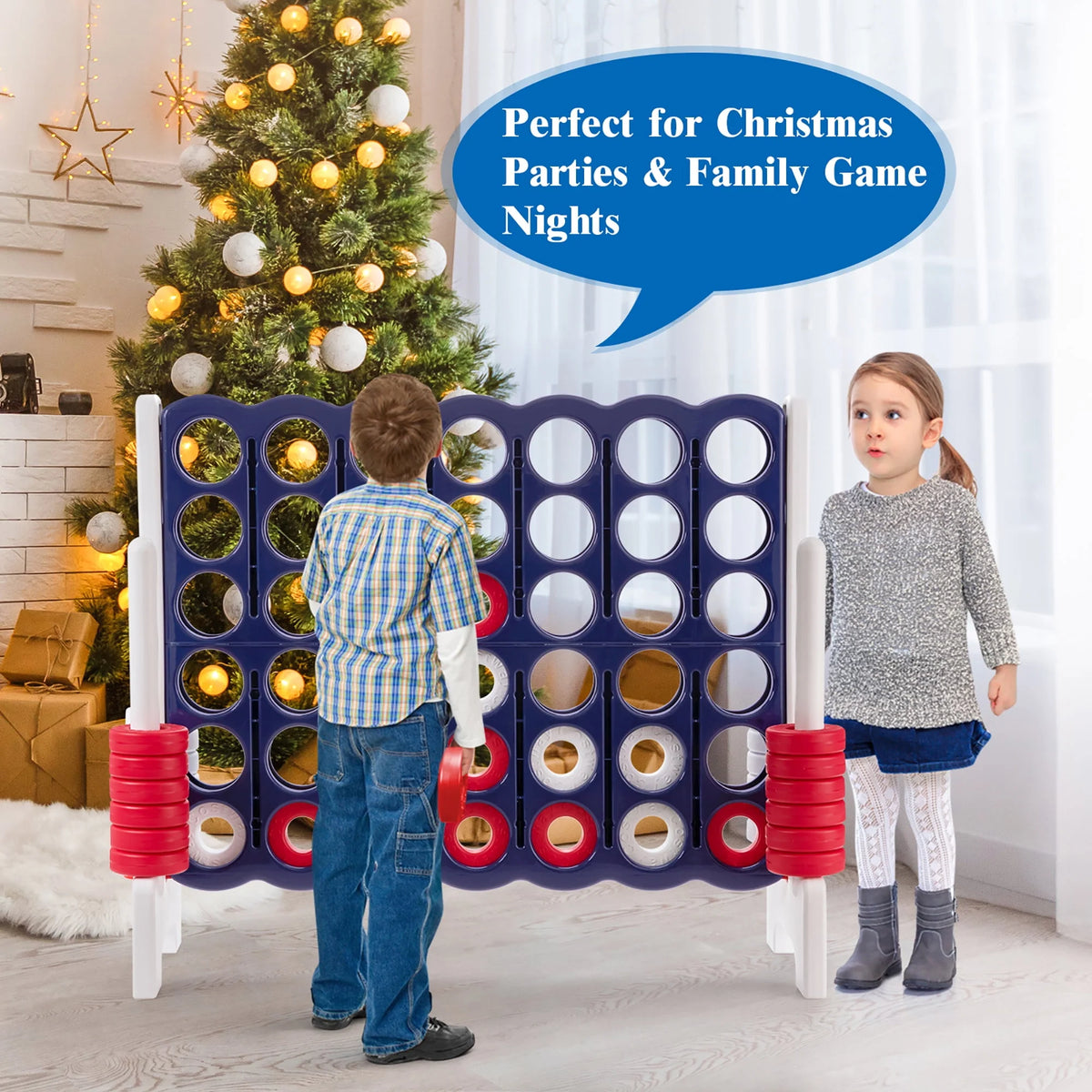 Jumbo 4-to-Score 4 in A Row Giant Game Set A921