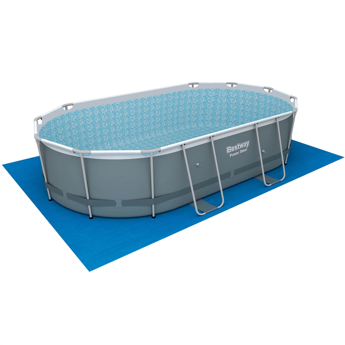 16x10x3.5 Foot Above Ground Swimming Pool Set with Pump B559790
