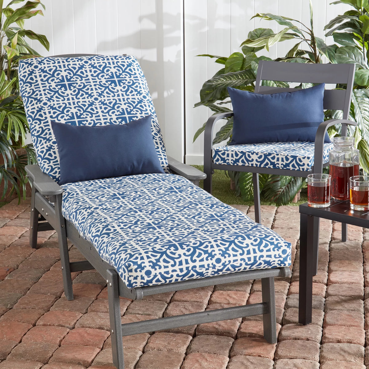 Indigo Outdoor Chaise Cushion L6351