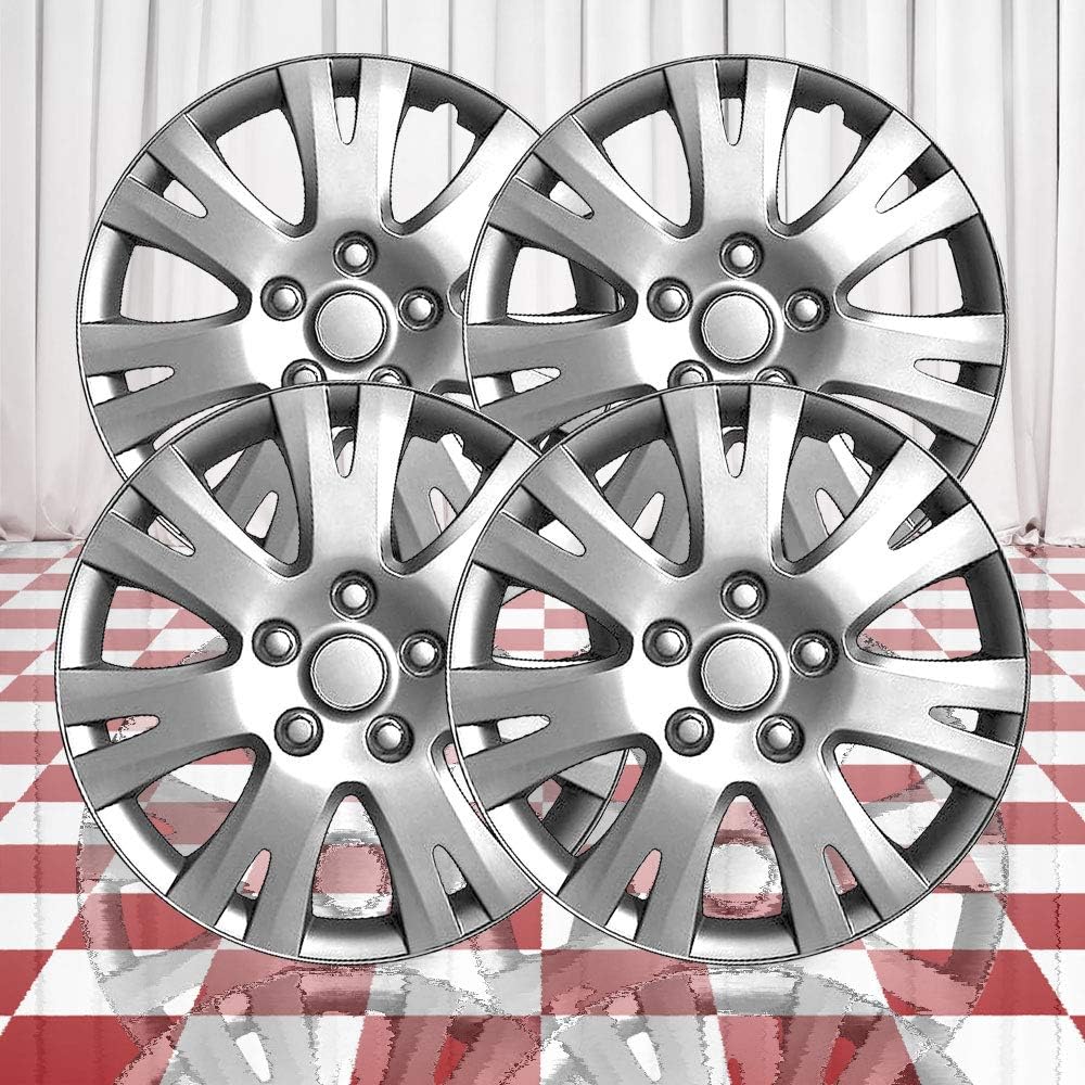 Set of 4 Silver 7 Split Spoke 16" Wheel Covers L38118