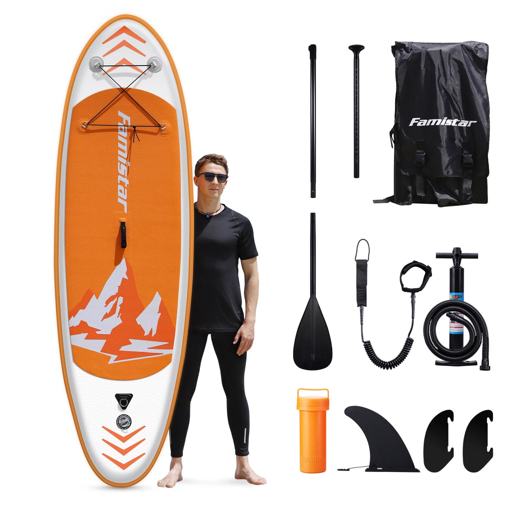 Inflatable Stand Up Paddle Board with Adjustable Paddle W87440