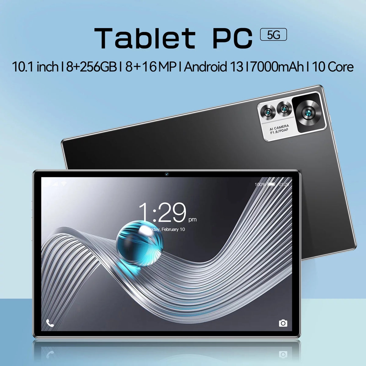 10.1 inch Tablet with 8GB+256GB W58083