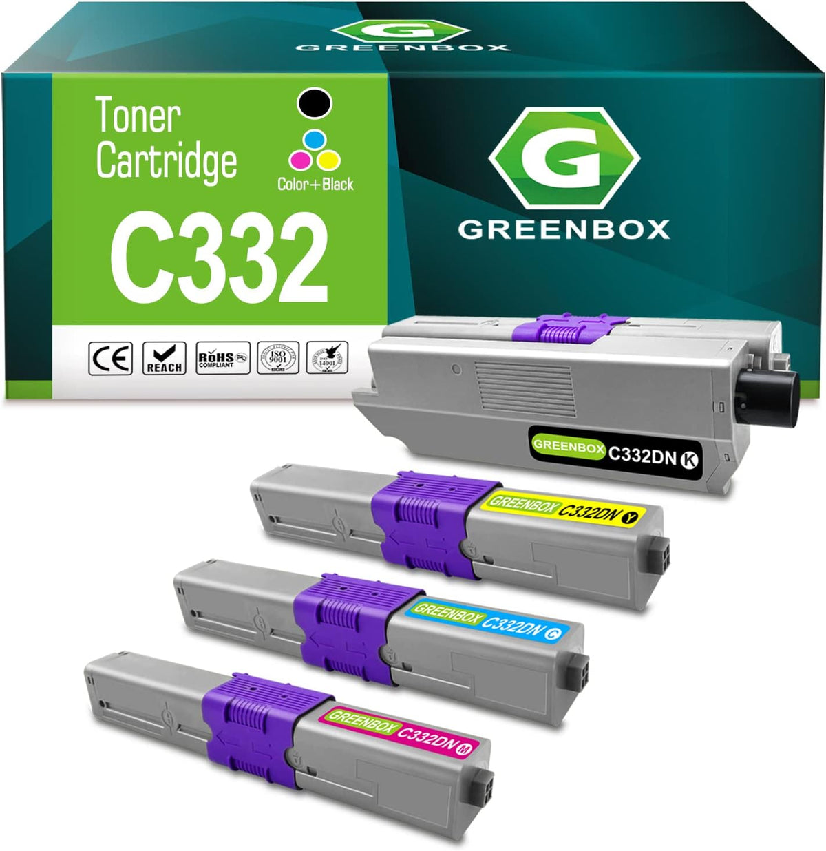 4-Pack Toner Cartridge (1 Black, 1 Cyan, 1 Magenta, 1 Yellow) W20618