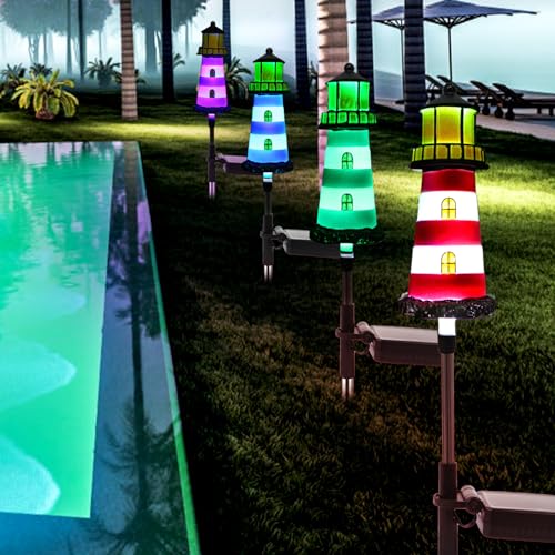 4 Pack Solar Outdoor Waterproof Lights K80662