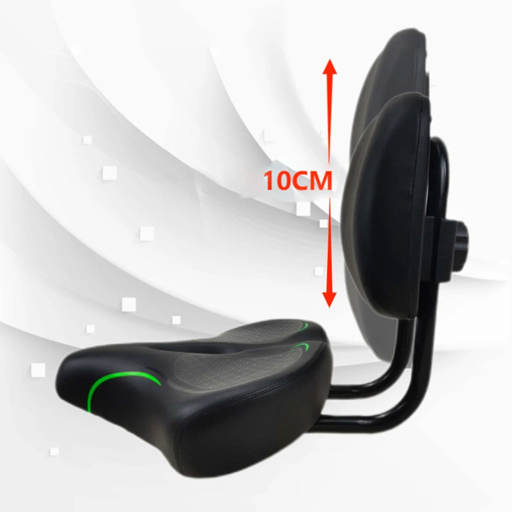 Green Bicycling Bike Seat with Backrest D7126