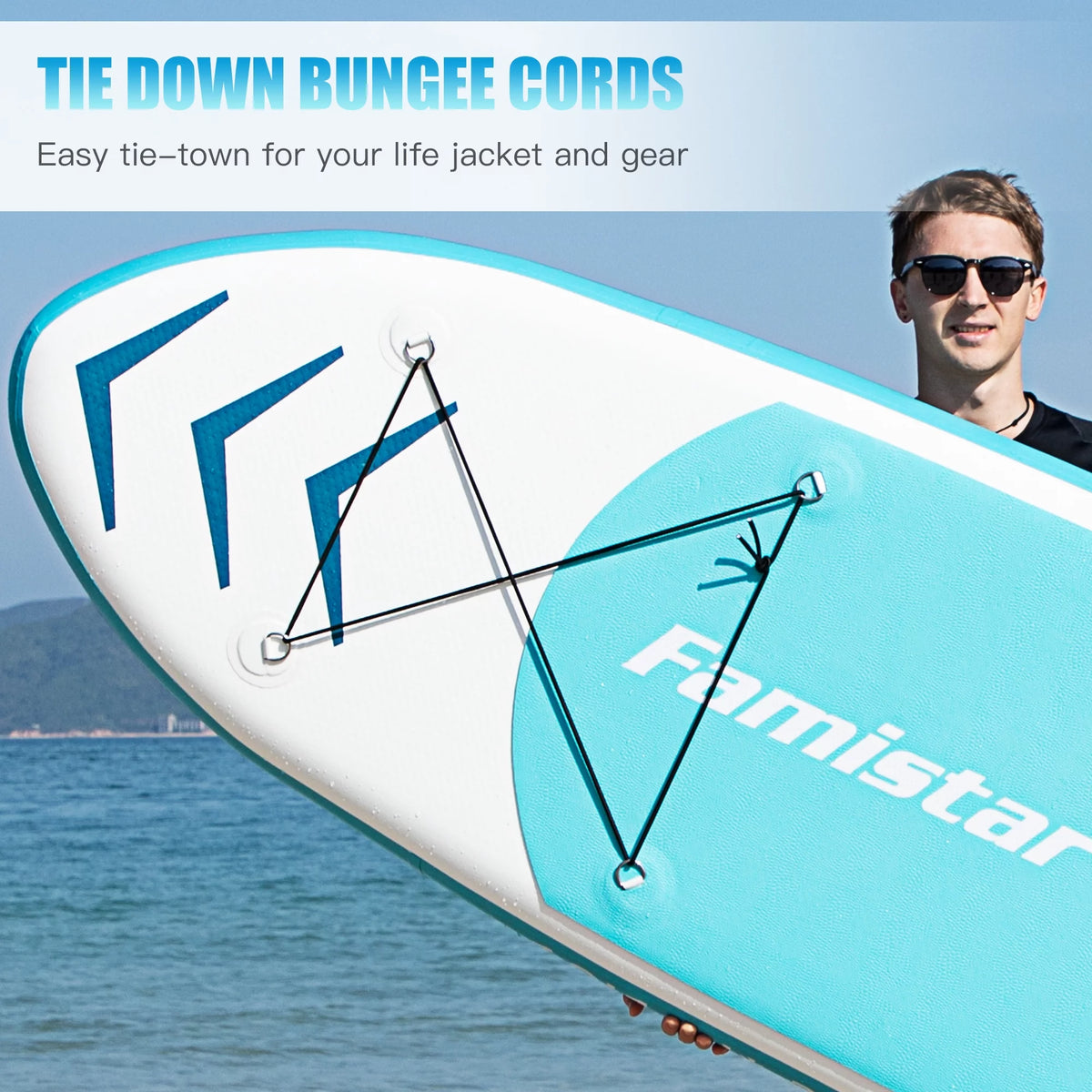 Inflatable Stand Up Paddle Board with Adjustable Paddle W87440