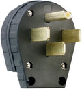 Black Heavy Duty Range/Dryer Angle Plug H163