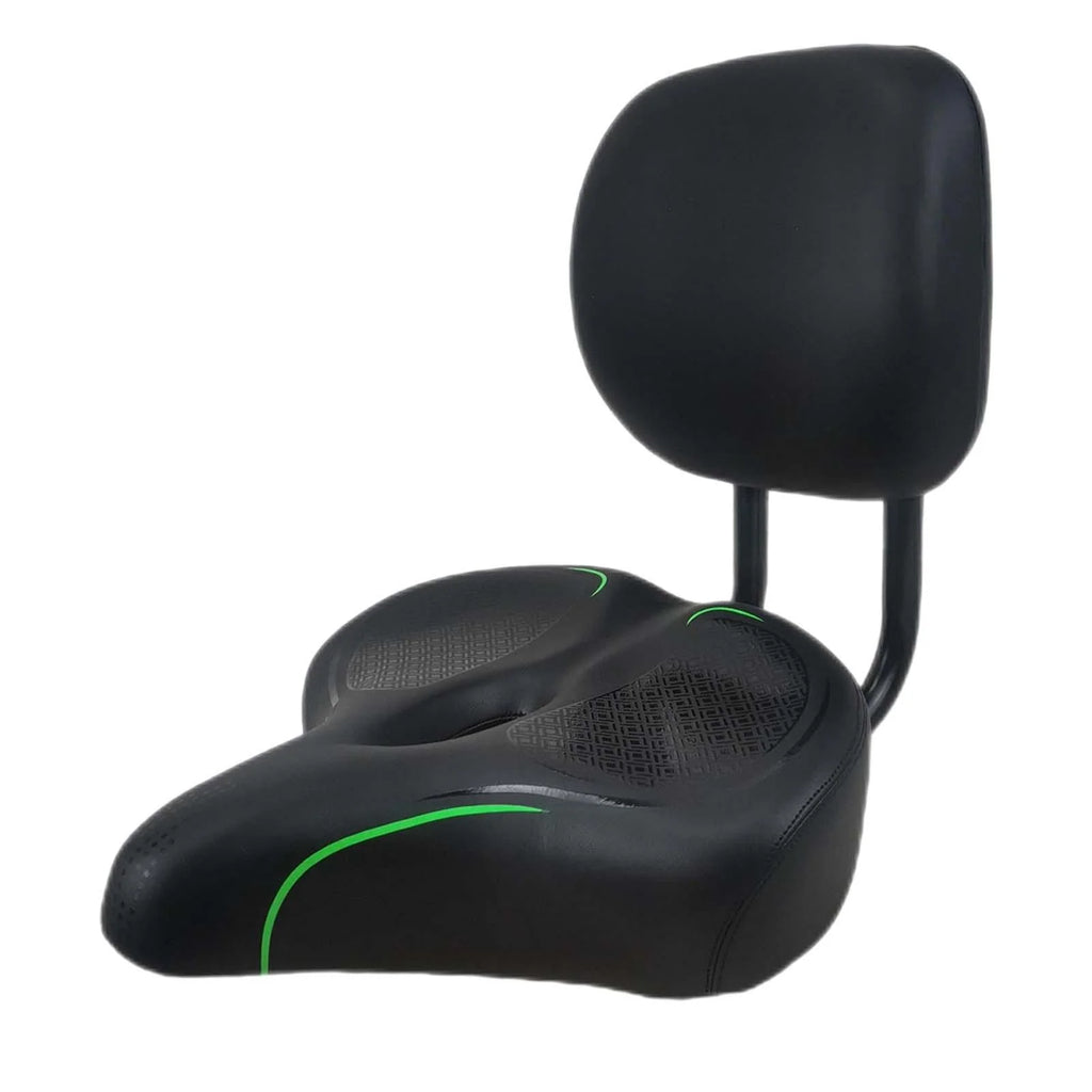 Green Bicycling Bike Seat with Backrest D7126