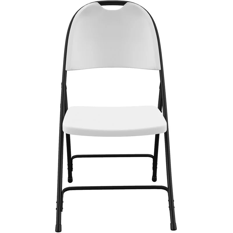 Plastic Resin Metal Folding Chair Set of 4 I9225