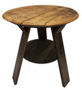 Natural Wood Side Table Q186868