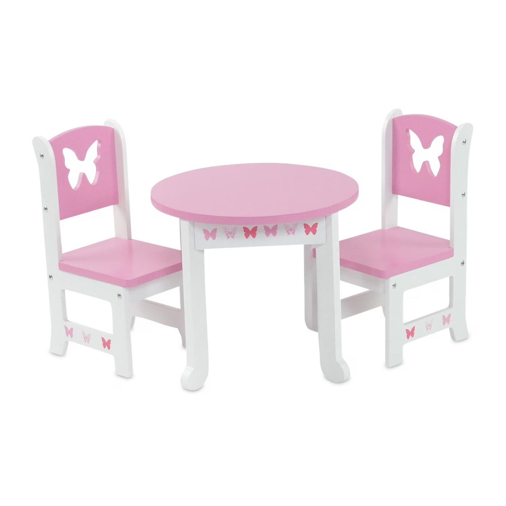 18 Inch Doll Kitchen Table and 2 Chair Dining Set A351