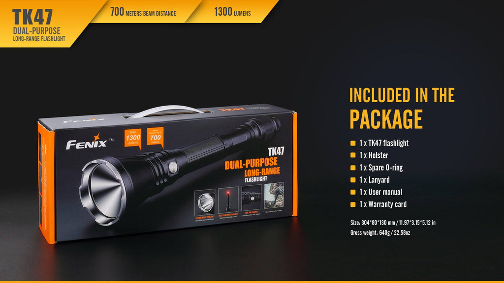 Black LED Flashlight A705830