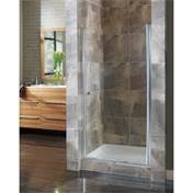 Silver Frameless Hinged Shower Door G789