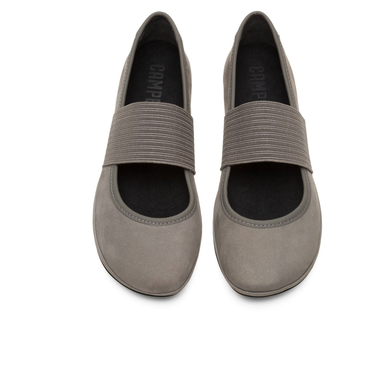 Gray Ballerinas Z6103