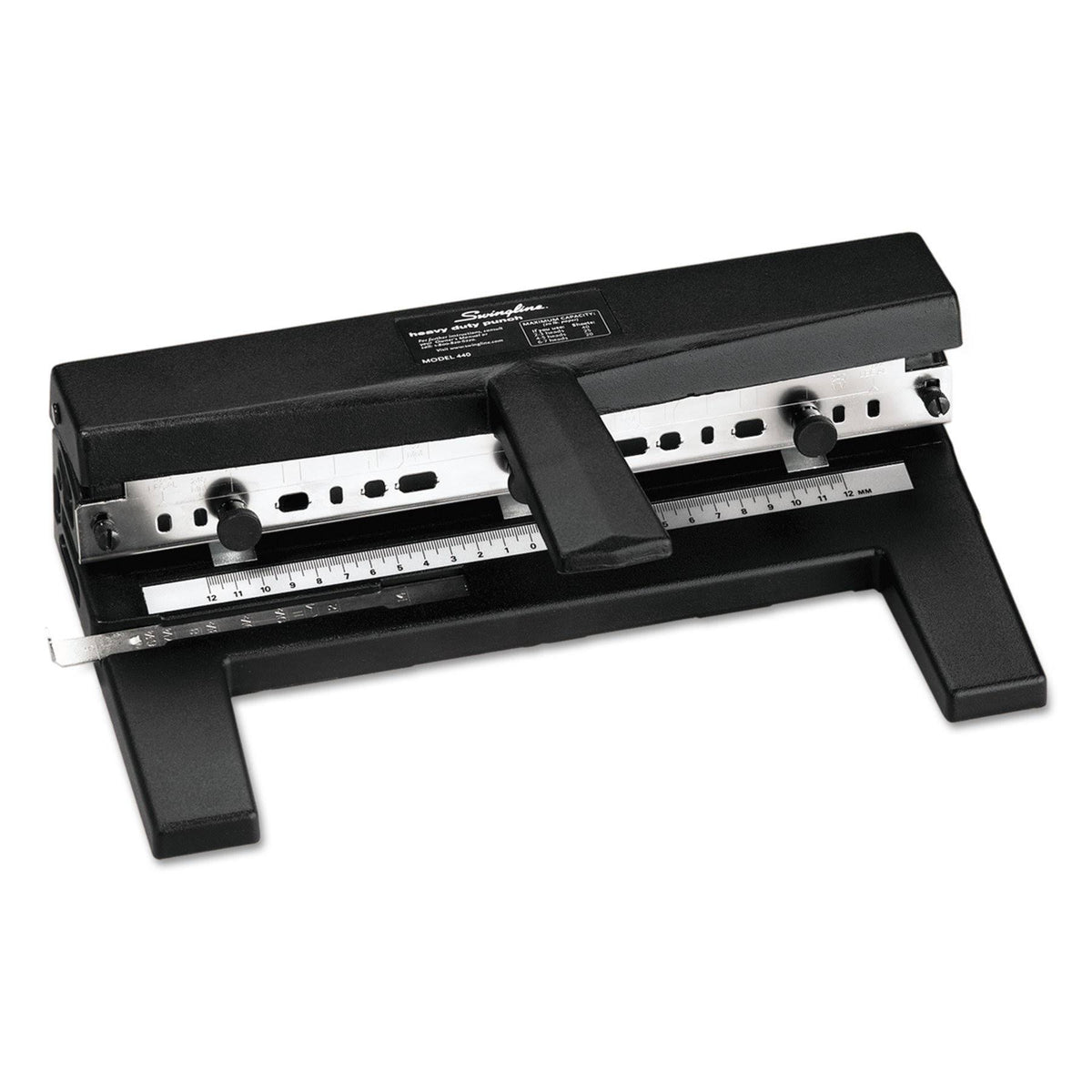 40-Sheet Heavy-Duty Three-Hole Adjustable Punch K4414